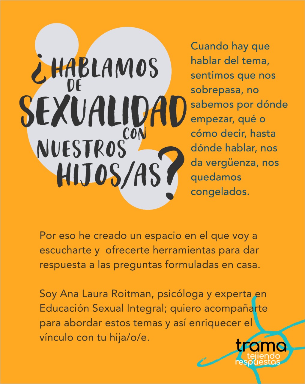 Bbl Especialistas Crean Un Taller Para Hablar De Sexualidad Con Tus